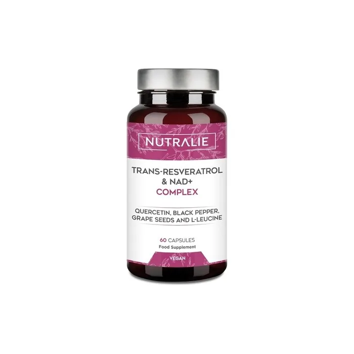 Trans Resveratrol NAD 686mg Complex with Quercetin, Piperine, Grapeseed, and Leucine