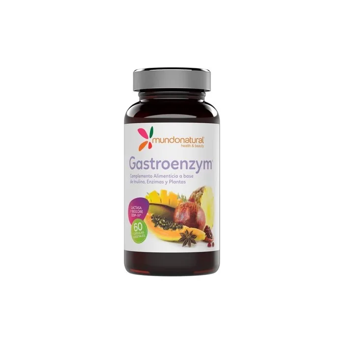 Nutricosmetics - Mundo Natu Gastroenzym 60 Caps