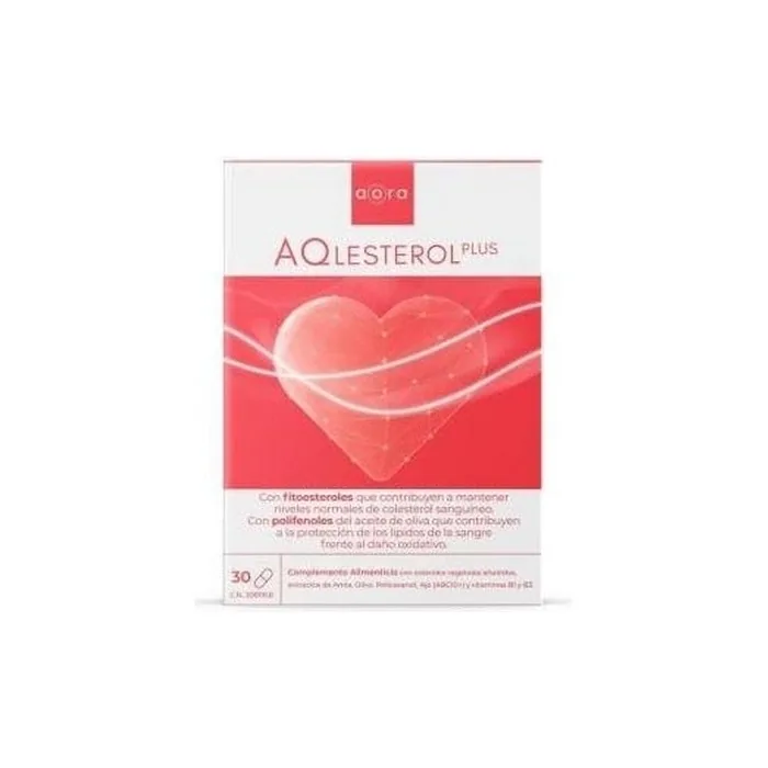 AORA AQLESTEROL PLUS Cholesterol Care Supplement 30 Capsules