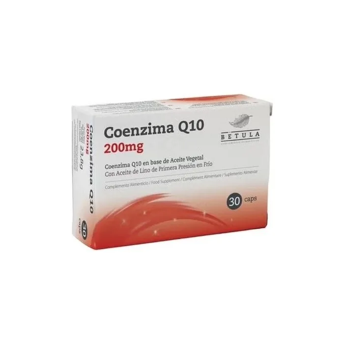 Betula Terrasana Coenzyme Q10 Dietary Supplement 200mg 30 Capsules