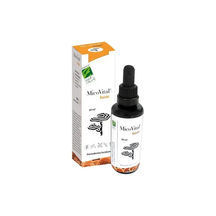 100 Natural Micovital Reishi Liquid 50ml