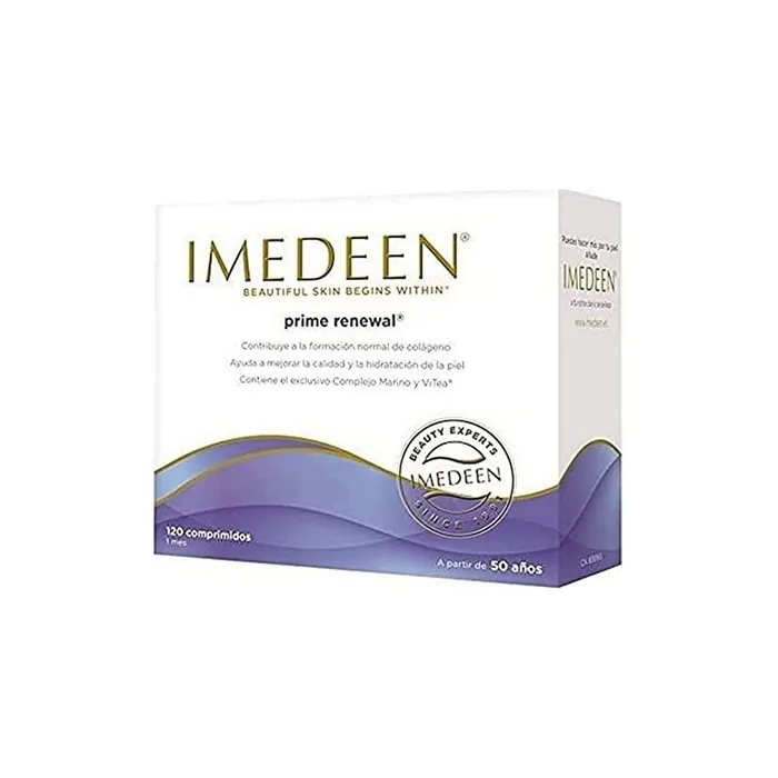 IMEDEEN Prime Renewal Anti-Aging Dietary Supplement with ViTea, Marine Complex, Vitamin C, E, and Zinc 120 Tablets