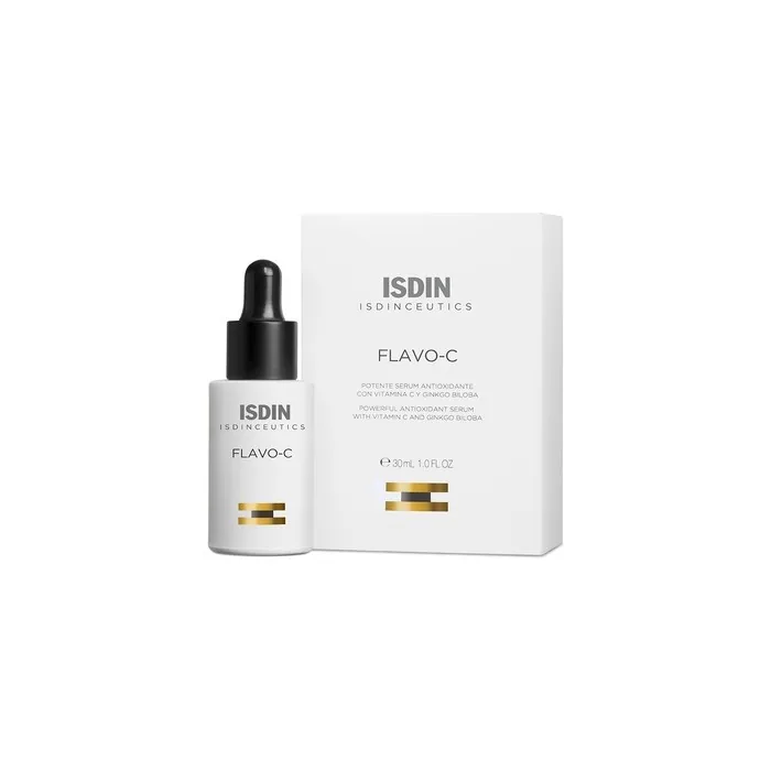 Isdinceutics Flavo-C Antioxidant Serum For Face With Vitamin C And Ginkgo Biloba 30ml