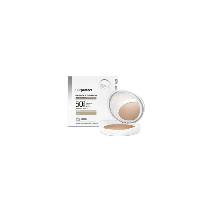 Be Skin Protect Compact Makeup Dark Skin Spf50