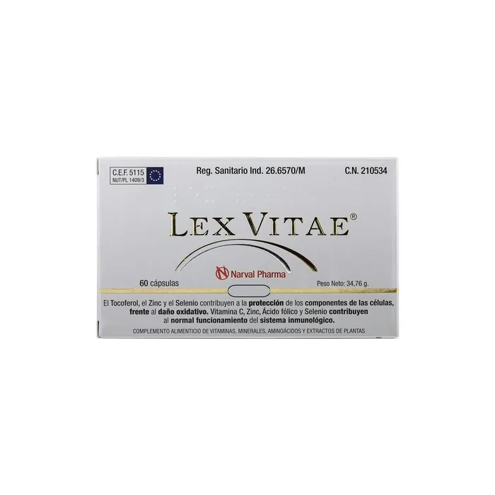 Lex Vitae Resveratrol Q10 Folic Acid Supplement 60 Capsules