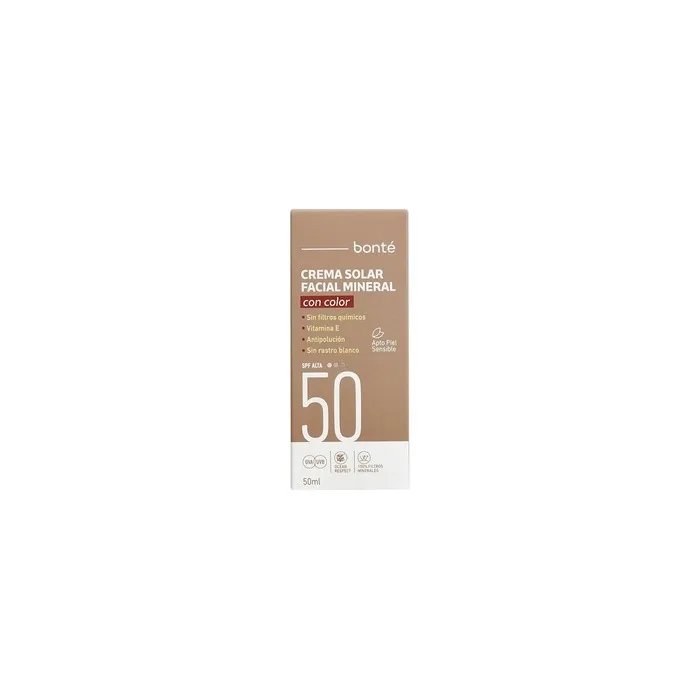 Bonté Facial Mineral Sunscreen Cream with Color SPF 50 50ml
