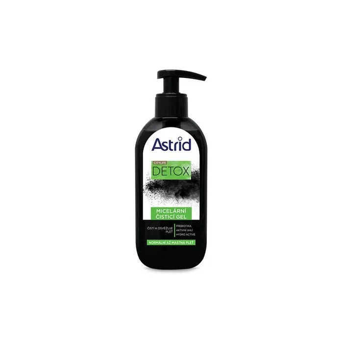 Astrid Micellar Cleansing Gel For Normal To Oily Skin Detox 200 Ml