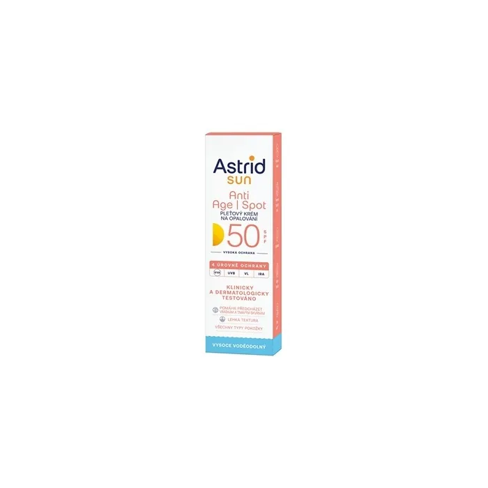 Astrid Sunscreen Spf 50 Anti Age I Spot 50 Ml