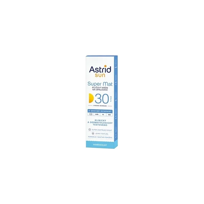 Astrid Sunscreen Spf 30 Super Mat - 50 Ml