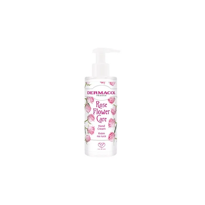 Dermacol Hand Cream With Pump Rose Flower Care 150 Ml
