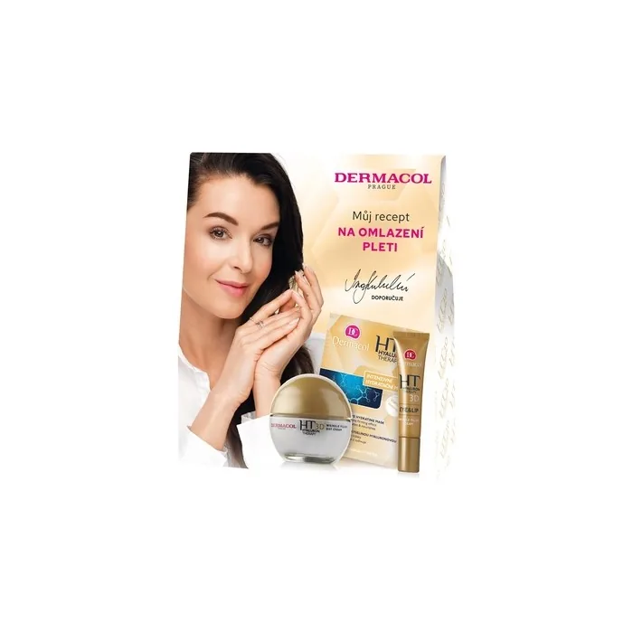 Dermacol Set Ht Hyaluron Therapy Day Cream 50 Ml Eye And Lip Cream 15 Ml Intensively Moisturizing Mask 2x8 Ml