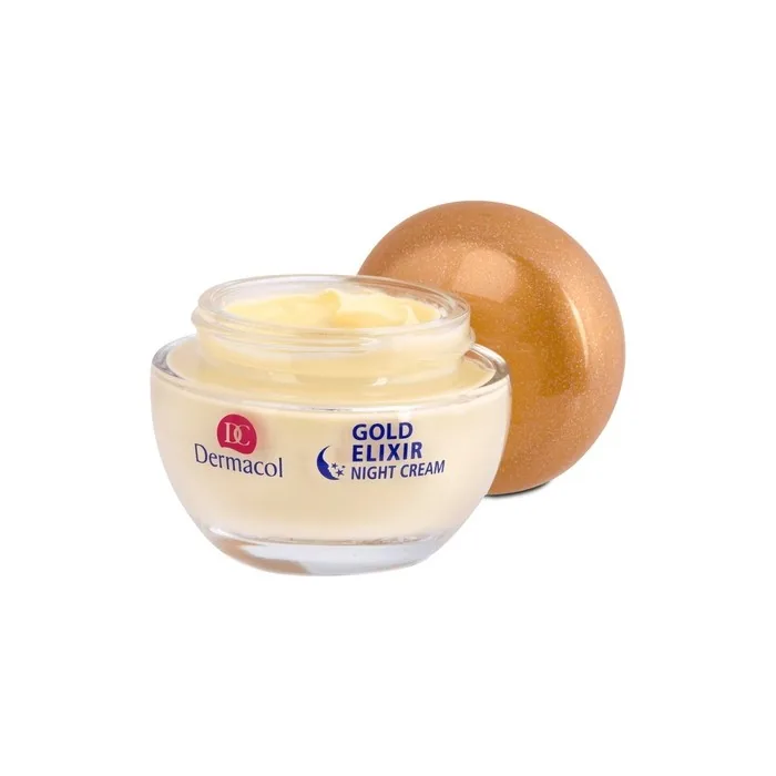 Dermacol Gold Elixir Caviar Extract Rejuvenating Night Cream For Face 50 Ml