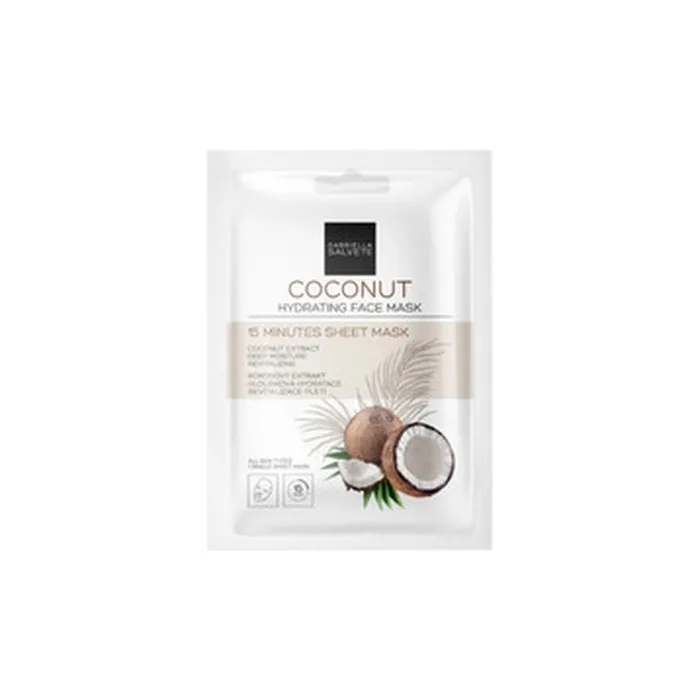 Gabriella Salvete Coconut Hydrating Sheet Face Mask Moisturizing Canvas Face Mask