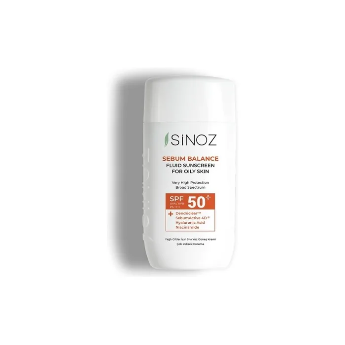 Sinoz Sebum Balance Fluid Sunscreen for Oily Skin SPF 50+