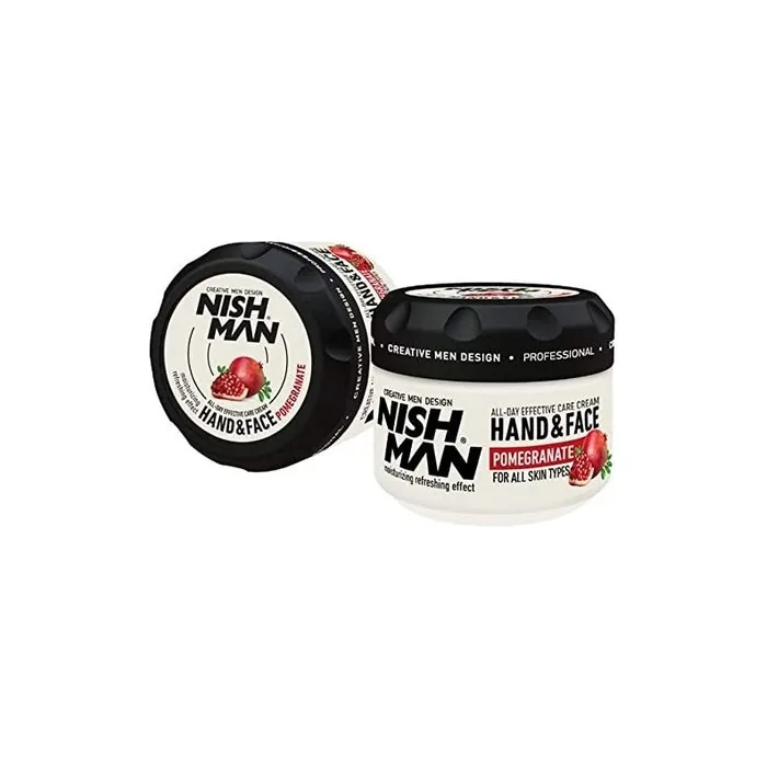 Nish Man Hand, Face and Body Cream for Men with Pomegranate Extract 300ml