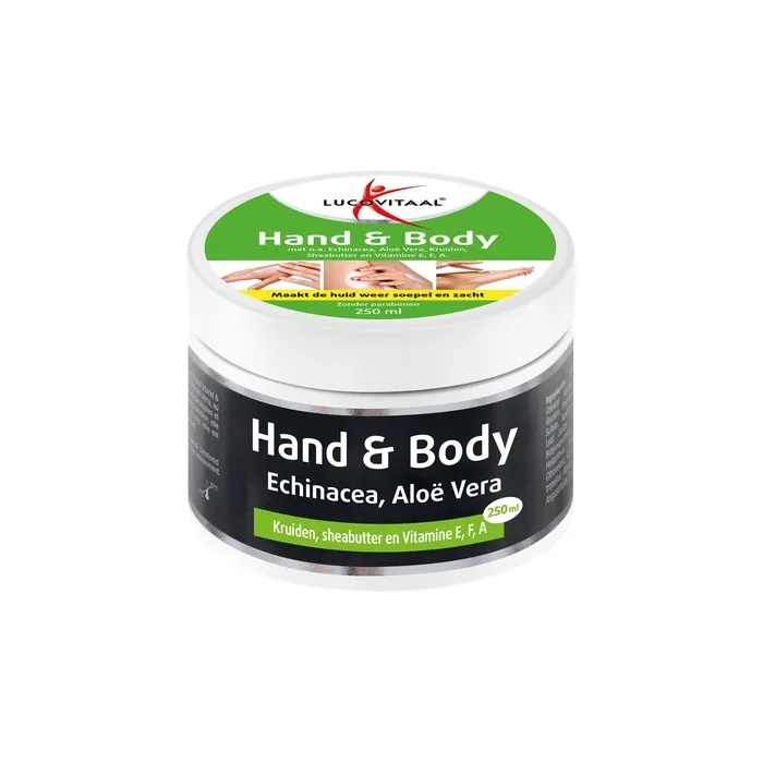 Lucovitaal Hand And Body Cream Echinacea And Aloe Vera 250ml