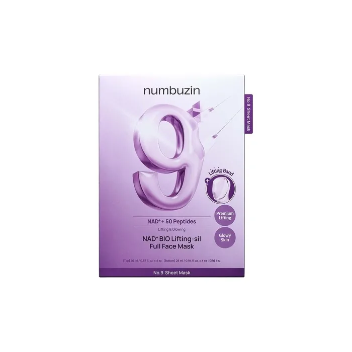 Numbuzin No 9 Nad Bio Full Face Pack Sheet