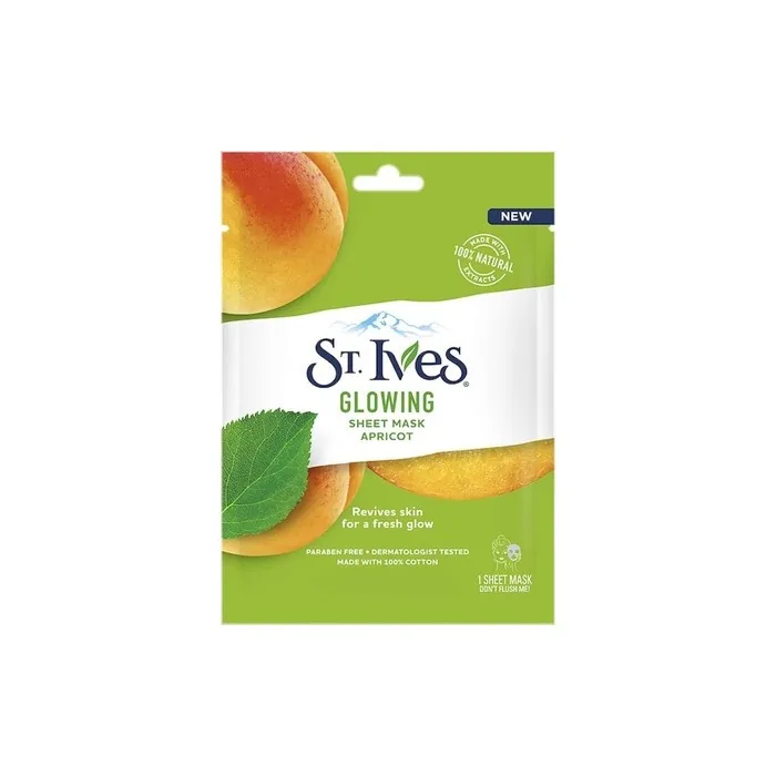 St Ives Glowing Apricot Sheet Mask 23ml