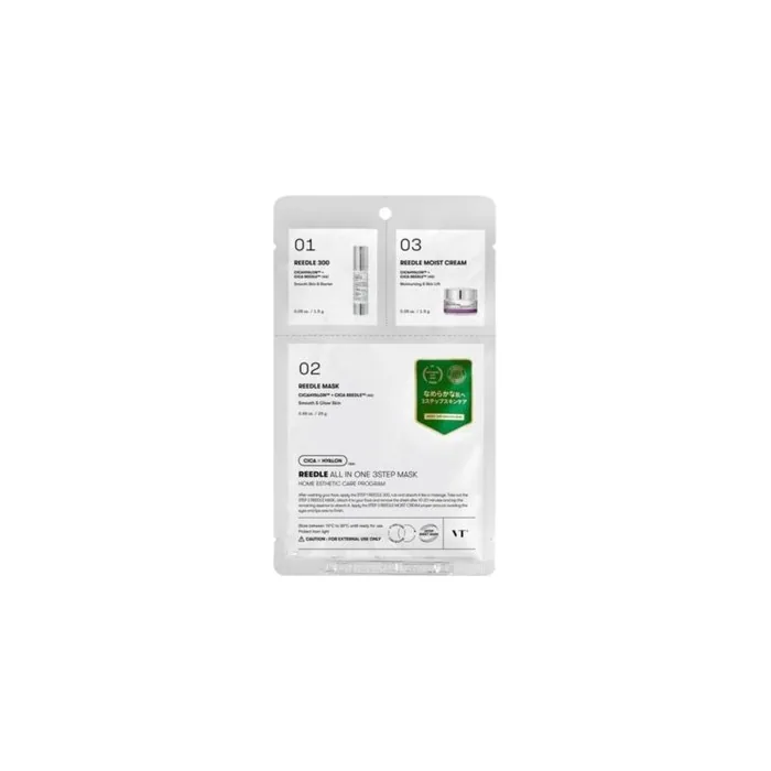 Vt Cosmetics Reedle Shot All In One 3-Step Mask Care Set