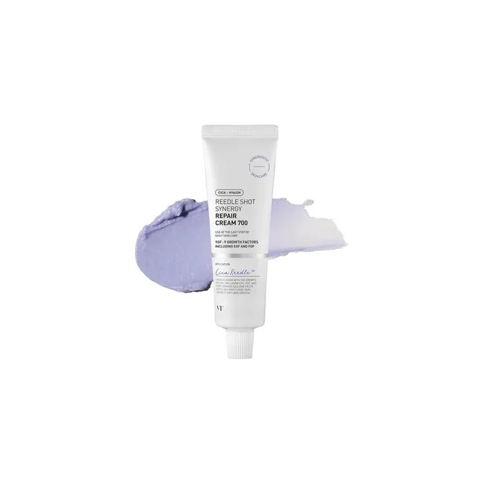 Vt Cosmetics Reedle Shot Synergy Repair Cream 700 Regenerating Face Cream With Azulene - 50ml