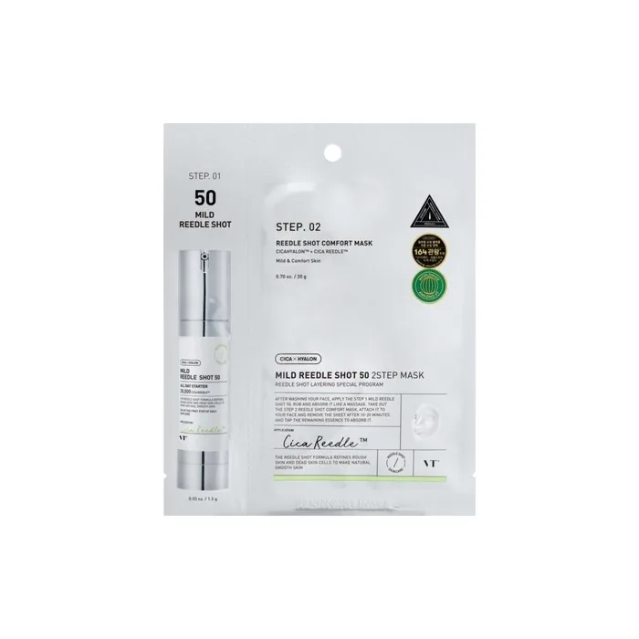 Vt Cosmetics Mild Reedle Shot 50 2-Step Mask - 1pc