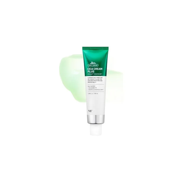 Vt Cosmetics Cica Cream Plus Hydrating and Calming Face Moisturizer with Centella