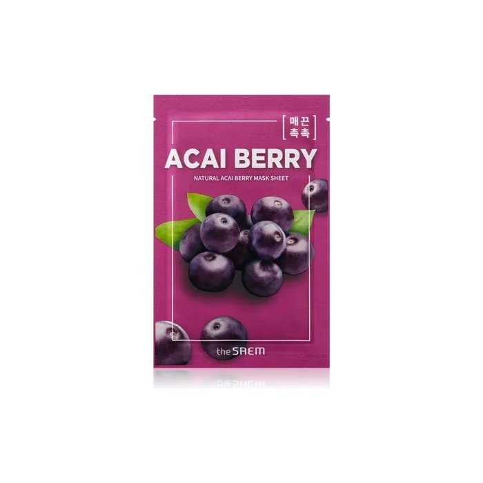 THE SAEM Natural Acai Berry Sheet Mask 21ml