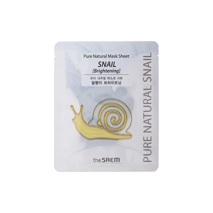 The Saem Pure Natural Mask Sheet Snail Brightening