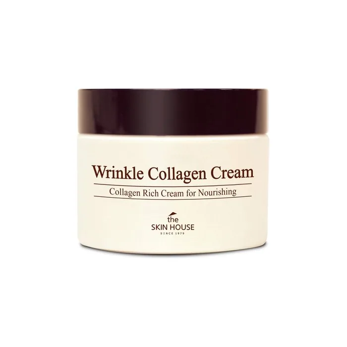THE SKIN HOUSE Wrinkle Collagen Cream 50ml 1.69 fl.oz. Nourishing and Moisturizing Cream Anti-Aging Collagen and Deep Moisture