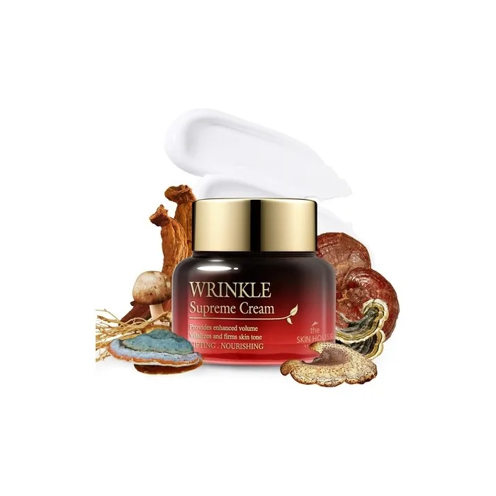 The Skin House Wrinkle Supreme Cream 50ml Anti-aging Face Cream with Ginseng Root and Assorted Mushroom Extracts