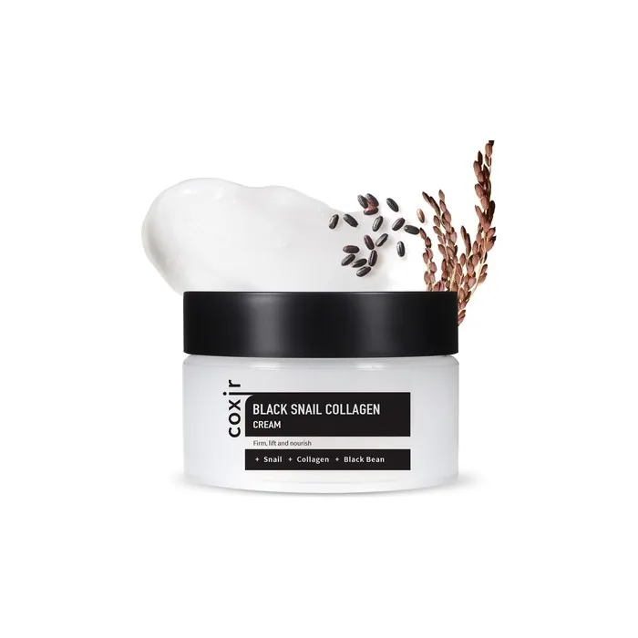 Coxir Black Snail Collagen Cream 30ml with Snail Mucin and Collagen