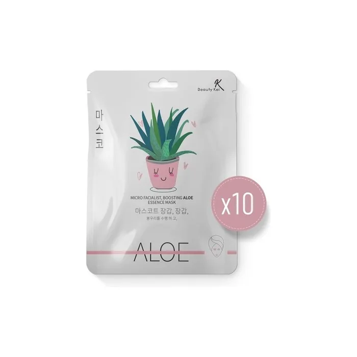 Korean Aloe Vera Sheet Masks for Deep Moisturizing and Anti-Aging