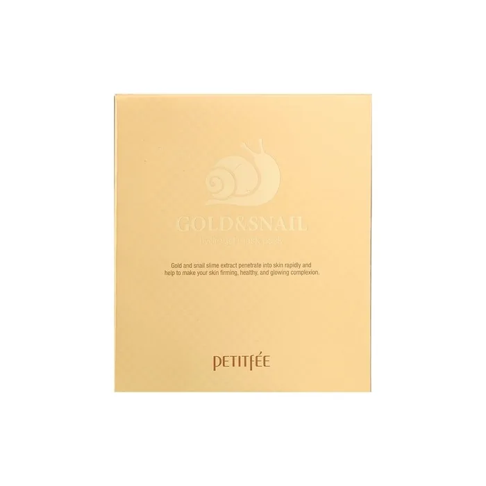 Petitfee Gold & Snail Hydrogel Beauty Mask Pack 5 Sheets 30g Each