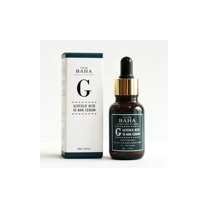 Cos De Baha AHA Glycolic Acid 10% Serum with Witch Hazel - Whitehead Power