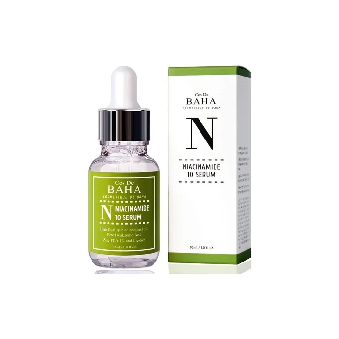 Cos De Baha Niacinamide 10% Serum 30ml - Tightens Pores and Reduces Wrinkles