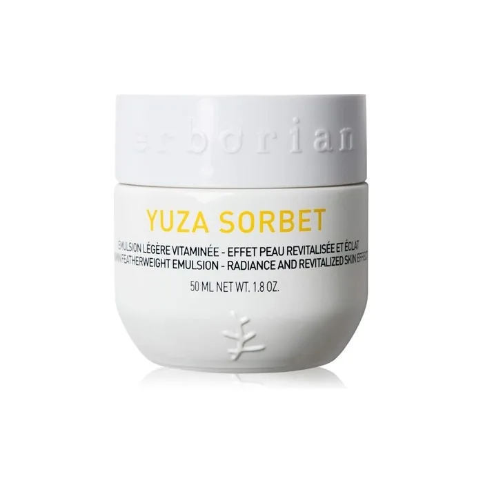 Erborian Yuza Sorbet Day Cream Nourishing and Protecting Anti-Aging Face Moisturizer 50ml White