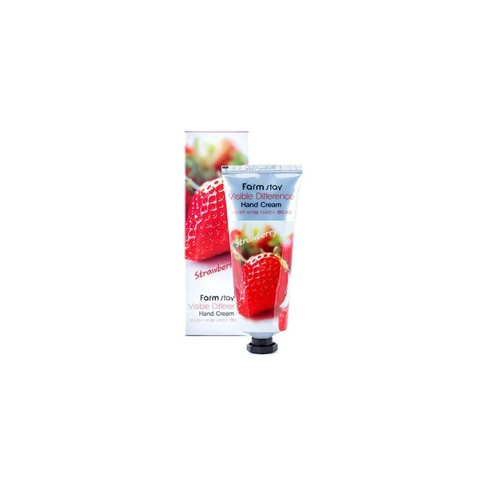 Visible Difference Hand Cream Strawberry 100ml FarmStay