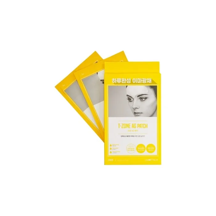 Wooshin Labottach T Zone Ag Hydrogel Collagen Mask For Forehead - 4 Pieces