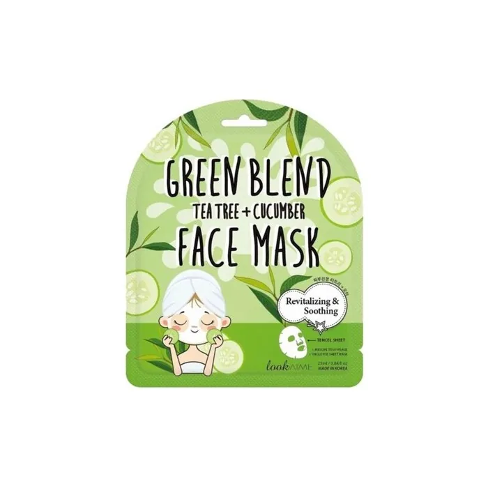 Green Blend Face Mask Revitalizing Sheet Mask 25ml Look At