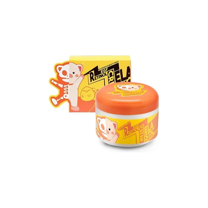 Elizavecca Milky Piggy Wrinkle Care Revitalize EGF Retinol Cream 100g 3.53 fl.oz. - Retinol Swiftlet Nest Extract 69.9% Anti-Aging Face Cream