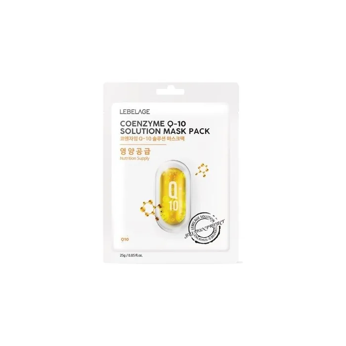 Lebelage Coenzyme Q10 Sheet Mask 25g Revitalize Your Skin