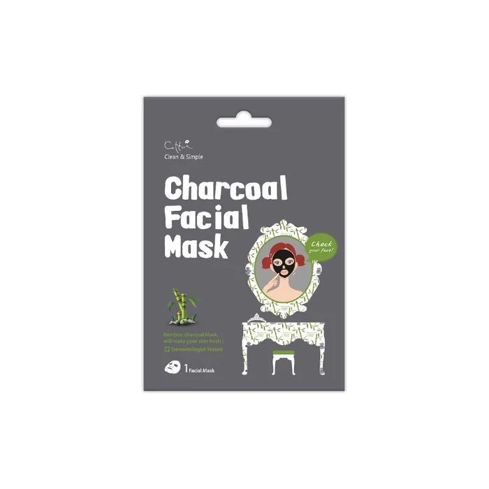 Cettua Charcoal And Houttuynia Cordata Sheet Mask 20g