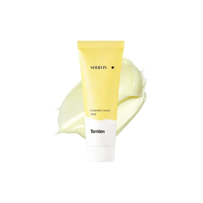 Torriden SOLID-IN Ceramide Cream 2.4 fl oz 20000 ppm Ceramide Complex Moisturizer - Fragrance-Free Vegan
