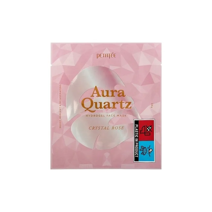 Petitfee Aura Quartz Hydrogel Face Mask Crystal Rose 30 Grams