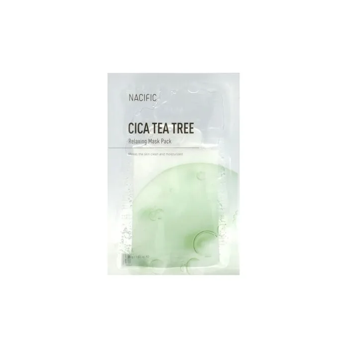 Cica Tea Tree Relaxing Beauty Mask 1 Sheet Mask 1.05 oz 30g