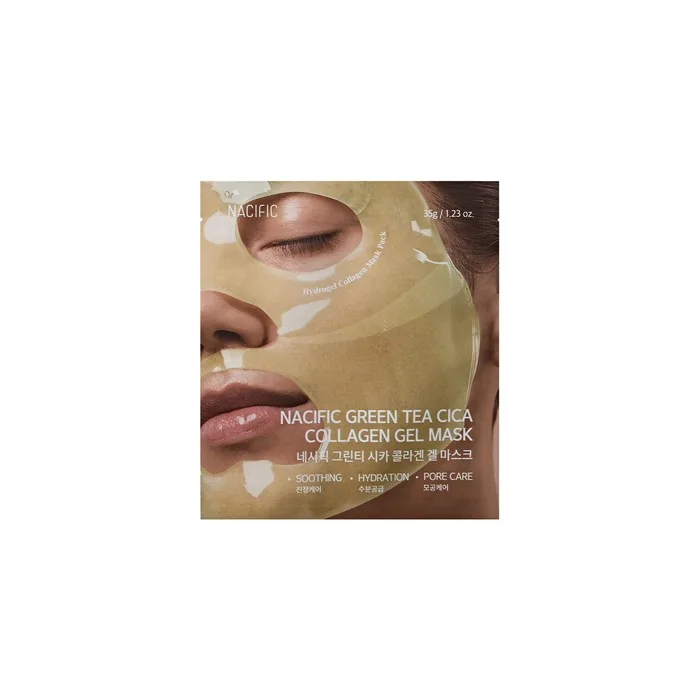 Nacific Green Tea Cica Collagen Gel Mask