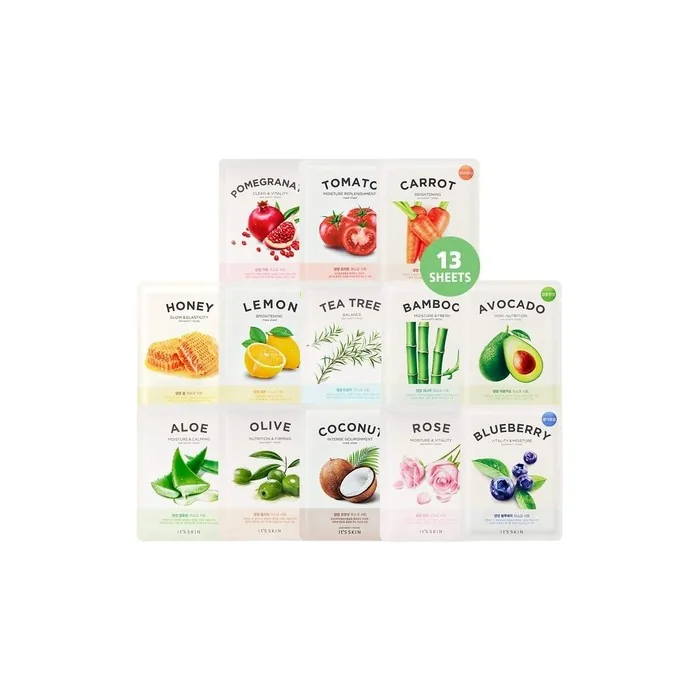It's Skin The Fresh Mask Sheet 13 Variety Combo Pack - Natural Vital Substances