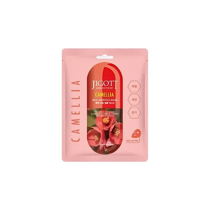 Jigott Jigott Camellia Real Ampoule Mask 27 Ml