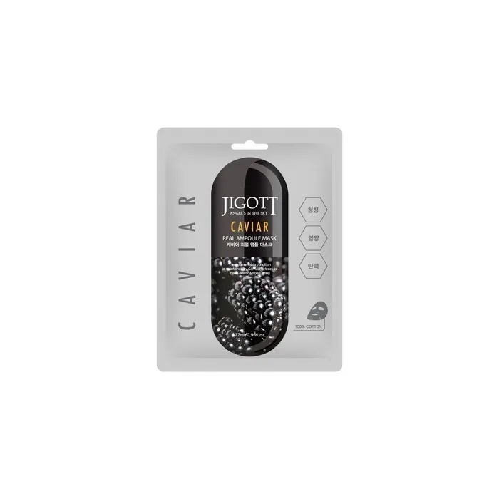Jigott Caviar Real Ampoule Mask Sheet 27ml