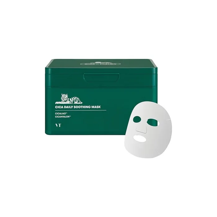 Vt Cosmetics Cica Daily Soothing Mask - 30 Sheets